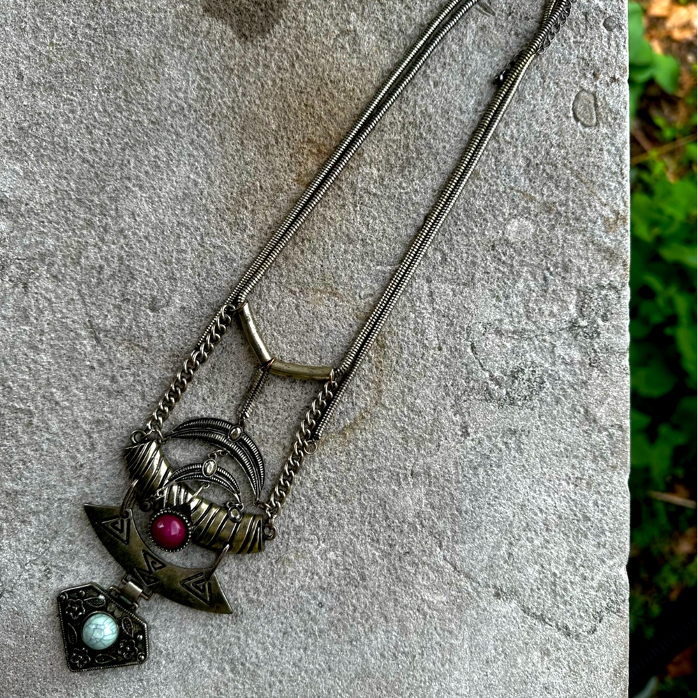 Multi tone Boho Necklace